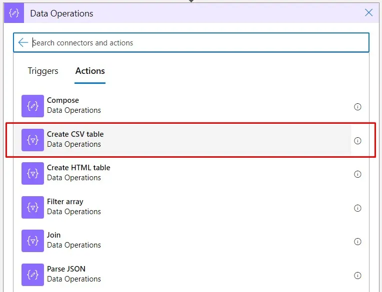 The CSV Azure Logic App Action