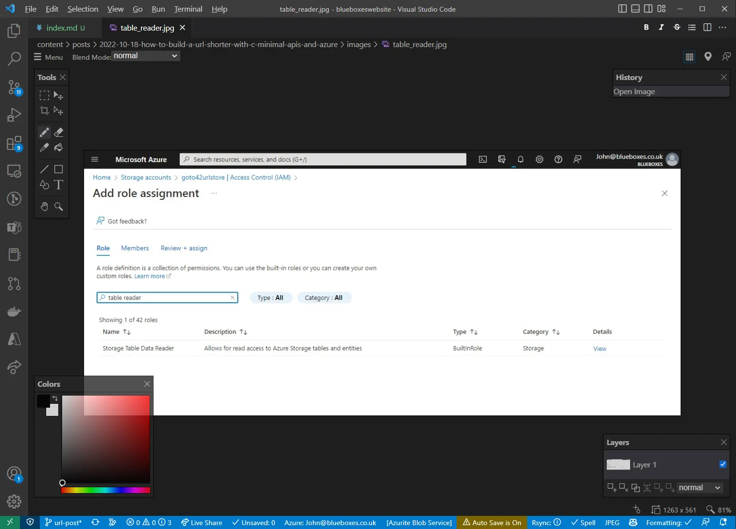 Screen shot of Luna Paint
